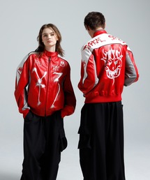 Y-3（ワイスリー）の「Y-3 CHITO GRAPHIC LEATHER BIKER JACKET（ブルゾン）」