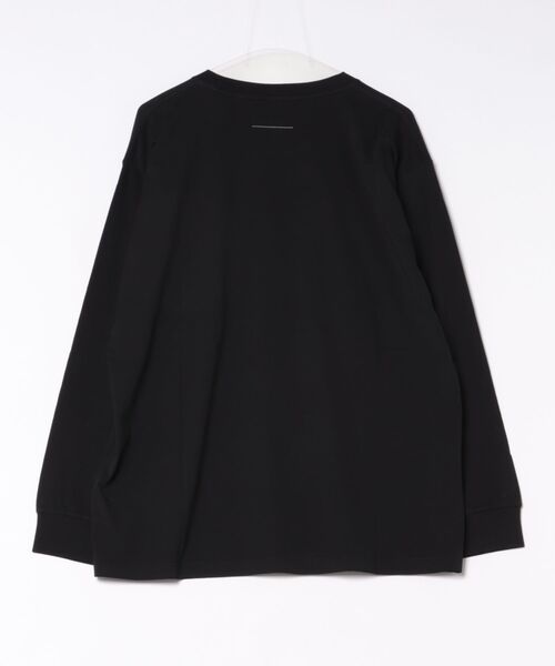 MM6 Maison Margiela(エムエムシックス メゾン マルジェラ)の「MM6 Long-sleeved Top(Tシャツ/カットソー・メンズ・ブラック・SMALL/MEDIUM)」の2枚目の写真
