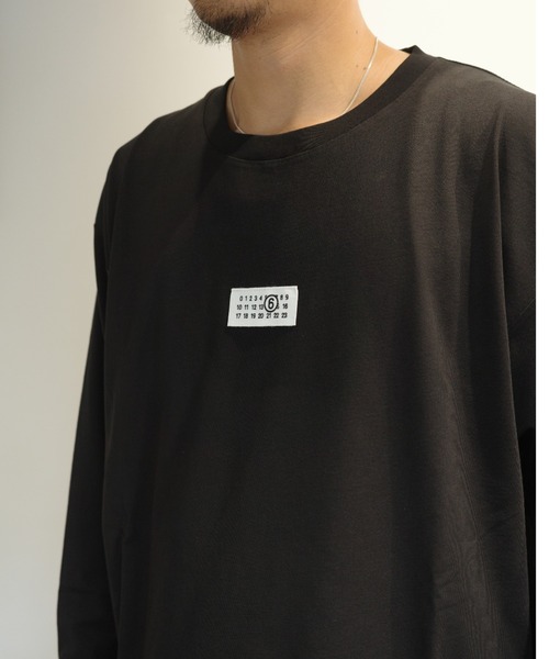 MM6 Maison Margiela(エムエムシックス メゾン マルジェラ)の「MM6 Long-sleeved Top(Tシャツ/カットソー・メンズ・ブラック・SMALL/MEDIUM)」の3枚目の写真
