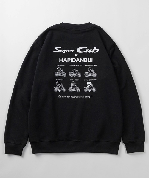 sanrio(サンリオ)の「【71】【HONDA/ホンダ】×【Sanrio/サンリオ】「スーパーカブ」「はぴだんぶい」コラボ 裏起毛 クルーネック プリント スウェット/バックプリント/ユニセックス/レディース/メンズ(S)(スウェット・レディース・シルバーグレー/ブルー/ホワイト/ブラウン/ブラック系/ブルー系/ホワイト系/ブラック・XL/L/M)」の18枚目の写真