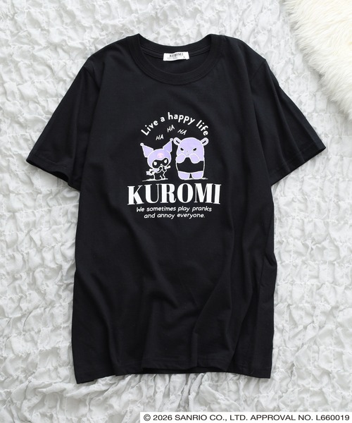 sanrio(サンリオ)の「サンリオキャラクターズ プリント半袖T&ロングパンツセット(ルームウェア/パジャマ・レディース・ライトパープル/ホワイト×ブルー/ホワイト系その他/オートミール/ブラック/ブラウン系/チャコール/ブルーグレー・LL/M/L)」の9枚目の写真