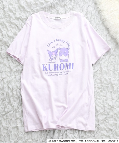 sanrio(サンリオ)の「サンリオキャラクターズ プリント半袖T&ロングパンツセット(ルームウェア/パジャマ・レディース・ライトパープル/ホワイト×ブルー/ホワイト系その他/オートミール/ブラック/ブラウン系/チャコール/ブルーグレー・LL/M/L)」の16枚目の写真