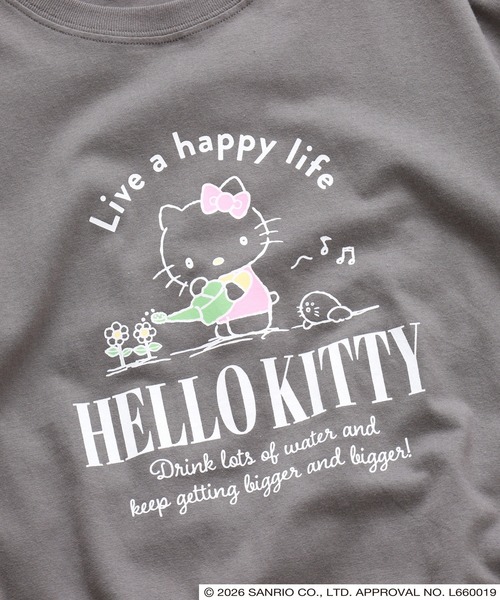 sanrio(サンリオ)の「サンリオキャラクターズ プリント半袖T&ロングパンツセット(ルームウェア/パジャマ・レディース・ライトパープル/ホワイト×ブルー/ホワイト系その他/オートミール/ブラック/ブラウン系/チャコール/ブルーグレー・LL/M/L)」の18枚目の写真