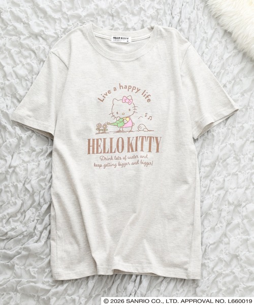 sanrio(サンリオ)の「サンリオキャラクターズ プリント半袖T&ロングパンツセット(ルームウェア/パジャマ・レディース・ライトパープル/ホワイト×ブルー/ホワイト系その他/オートミール/ブラック/ブラウン系/チャコール/ブルーグレー・LL/M/L)」の11枚目の写真
