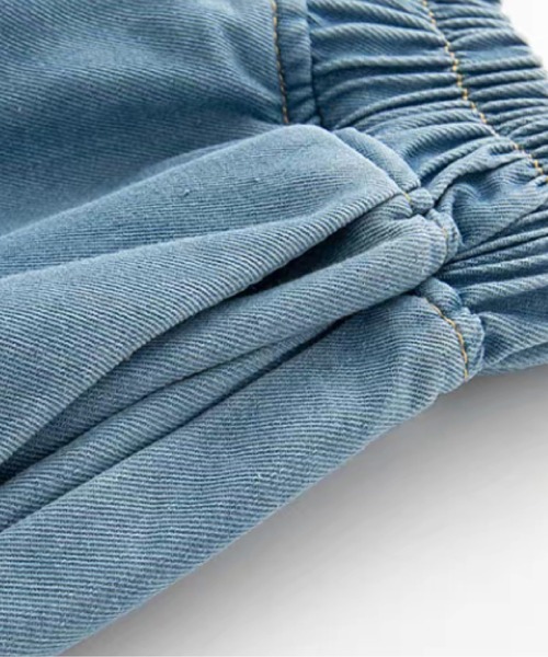 les fees love filles(レフェラブフィユ)の「Relaxed Maxi Denim Wide Pants(デニムパンツ・レディース・ブルー・FREE)」の4枚目の写真