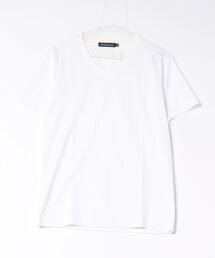 多機能フライス Vネック 半袖Tシャツ