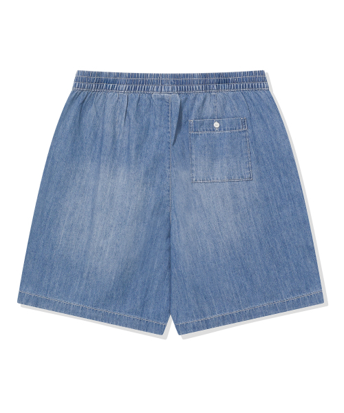 BEENTRILL(ビントリル)の「ウィメンズエッセンシャルハーフデニムパンツ(ライトインディゴ)(その他パンツ・レディース・その他・LARGE/X-LARGE/SMALL/MEDIUM)」の2枚目の写真