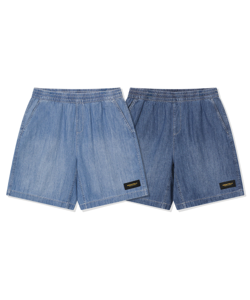 BEENTRILL(ビントリル)の「ウィメンズエッセンシャルハーフデニムパンツ(ライトインディゴ)(その他パンツ・レディース・その他・LARGE/X-LARGE/SMALL/MEDIUM)」の4枚目の写真