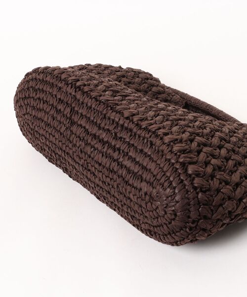 LAULEN(ローレン)の「mesh weave hand bag /メッシュ編みハンドバッグ(かごバッグ・レディース・ブラウン/ベージュ・FREE)」の19枚目の写真