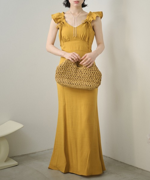 LAULEN(ローレン)の「mesh weave hand bag /メッシュ編みハンドバッグ(かごバッグ・レディース・ブラウン/ベージュ・FREE)」の9枚目の写真