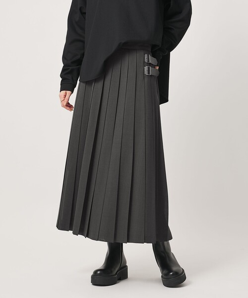 UNITED ARROWS（ユナイテッドアローズ）の「ベルト プリーツ スカート（スカート・レディース・その他2/ダークグレー・38/36）」の15枚目の写真