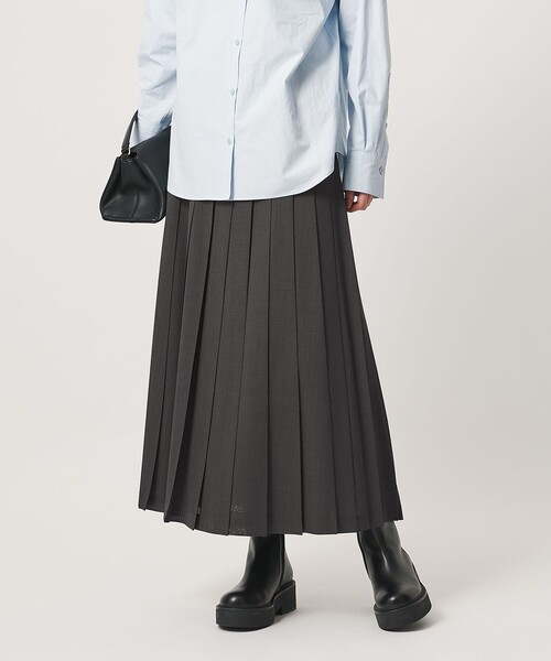 UNITED ARROWS（ユナイテッドアローズ）の「ベルト プリーツ スカート（スカート・レディース・その他2/ダークグレー・38/36）」の18枚目の写真