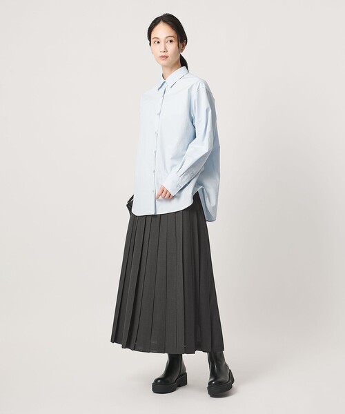 UNITED ARROWS（ユナイテッドアローズ）の「ベルト プリーツ スカート（スカート・レディース・その他2/ダークグレー・38/36）」の19枚目の写真