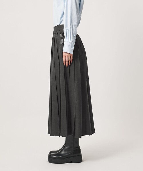 UNITED ARROWS（ユナイテッドアローズ）の「ベルト プリーツ スカート（スカート・レディース・その他2/ダークグレー・38/36）」の21枚目の写真