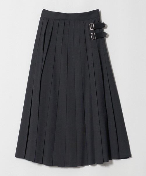 UNITED ARROWS（ユナイテッドアローズ）の「ベルト プリーツ スカート（スカート・レディース・その他2/ダークグレー・38/36）」の3枚目の写真