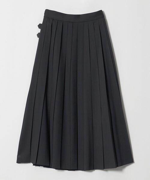 UNITED ARROWS（ユナイテッドアローズ）の「ベルト プリーツ スカート（スカート・レディース・その他2/ダークグレー・38/36）」の4枚目の写真