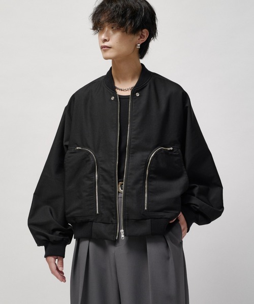 Lui's(ルイス)の「アクティブアウトポケットブルゾン(ブルゾン・メンズ・ダークブラウン/ブラック・S/M)」の3枚目の写真
