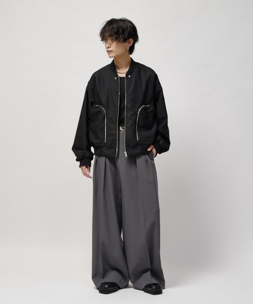 Lui's(ルイス)の「アクティブアウトポケットブルゾン(ブルゾン・メンズ・ダークブラウン/ブラック・S/M)」の8枚目の写真