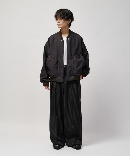Lui's(ルイス)の「アクティブアウトポケットブルゾン(ブルゾン・メンズ・ダークブラウン/ブラック・S/M)」の14枚目の写真