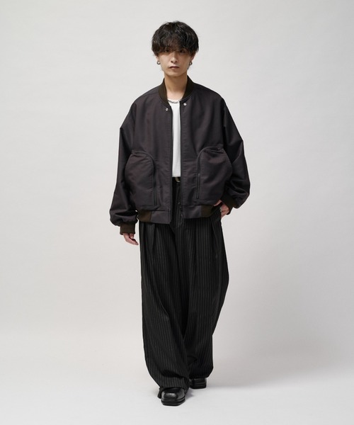 Lui's(ルイス)の「アクティブアウトポケットブルゾン(ブルゾン・メンズ・ダークブラウン/ブラック・S/M)」の15枚目の写真