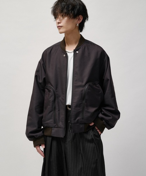 Lui's(ルイス)の「アクティブアウトポケットブルゾン(ブルゾン・メンズ・ダークブラウン/ブラック・S/M)」の10枚目の写真