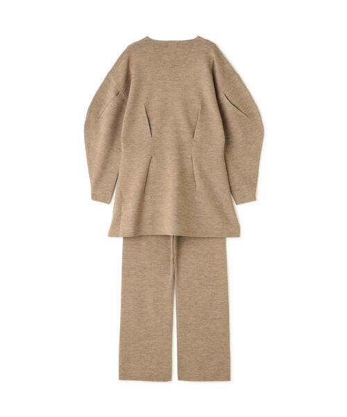 L.H.P（エルエイチピー）の「MANOF/マノフ/WAIST TUCK KNIT SET UP（ニット/セーター・レディース・ベージュ・S）」の5枚目の写真