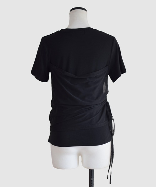 Marient(マリエント)の「チュールギャザーレイヤードTEE(Tシャツ/カットソー・レディース・ホワイト/ブラック・FREE)」の16枚目の写真