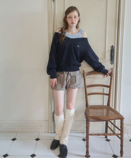 Birthday room(バースデイルーム)の「カーゴバルーンショートパンツ/Cargo Balloon Shorts(その他パンツ・レディース・グレー/カーキ・FREE)」の15枚目の写真