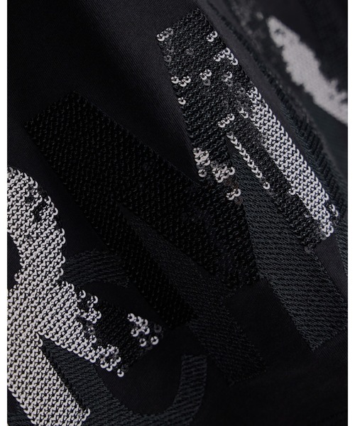 ARMANI EXCHANGE(アルマーニエクスチェンジ)の「【A|X アルマーニ エクスチェンジ】デュアルロゴ 半袖クルーネックTシャツ/CROPPED(Tシャツ/カットソー・レディース・ブラック/ホワイト・LARGE/MEDIUM/SMALL/X-LARGE/X-SMALL)」の9枚目の写真