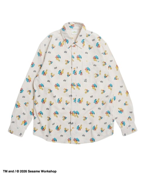 Ha-Li-C STORE(ハリックストア)の「【セサミストリート】総柄プリントシャツ(シャツ/ブラウス・メンズ・B/A/C・MEDIUM/LARGE/X-LARGE)」の12枚目の写真