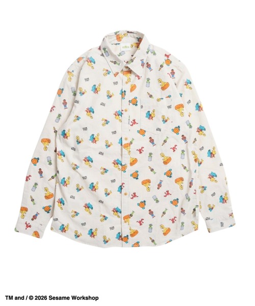 Ha-Li-C STORE(ハリックストア)の「【セサミストリート】総柄プリントシャツ(シャツ/ブラウス・メンズ・B/A/C・MEDIUM/LARGE/X-LARGE)」の18枚目の写真