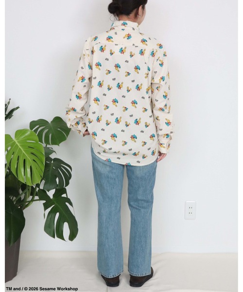 Ha-Li-C STORE(ハリックストア)の「【セサミストリート】総柄プリントシャツ(シャツ/ブラウス・メンズ・B/A/C・MEDIUM/LARGE/X-LARGE)」の9枚目の写真