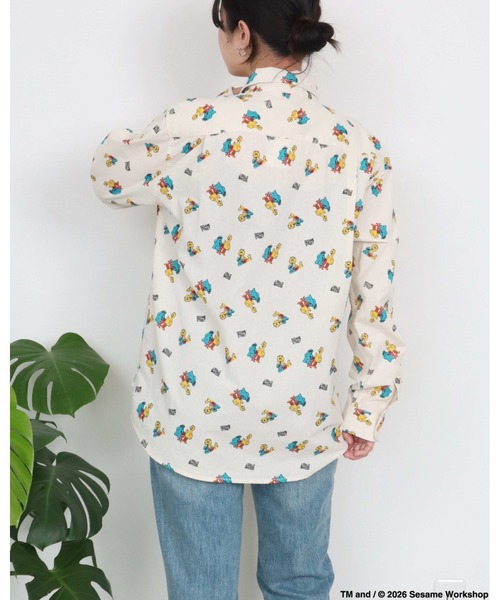 Ha-Li-C STORE(ハリックストア)の「【セサミストリート】総柄プリントシャツ(シャツ/ブラウス・メンズ・B/A/C・MEDIUM/LARGE/X-LARGE)」の10枚目の写真