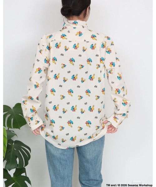 Ha-Li-C STORE(ハリックストア)の「【セサミストリート】総柄プリントシャツ(シャツ/ブラウス・メンズ・B/A/C・MEDIUM/LARGE/X-LARGE)」の11枚目の写真