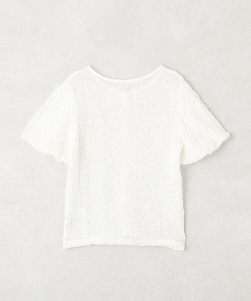earth music&ecology(アースミュージックアンドエコロジー)の「カットシャーリングバルーンスリーブプルオーバー(Tシャツ/カットソー・レディース・オフホワイト/ブラック・FREE)」の21枚目の写真