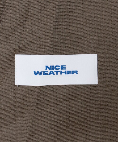 NICE WEATHER(ナイスウェザー)の「<NICE WEATHER>1タック ナイロンイージーパンツ(その他パンツ・レディース・ダークグレー/ダークブラウン・S/M)」の10枚目の写真