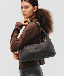 SOTY HOBO BAG - NUBUCK GREY