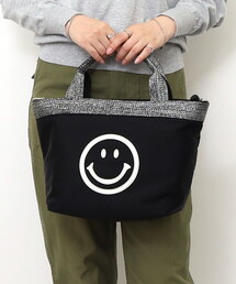 ＳＭＩＬＥＹ　ダイバー素材ｘラメハンドル２ＷＡＹトートバッグ