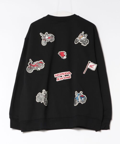 sanrio(サンリオ)の「2026AW HONDA×sanrio/ホンダ×サンリオ コラボ クロミ/はぴだんぶい ワッペン刺繍/フロッキープリント スウェット レディース メンズ トレーナー(スウェット・レディース・ホワイト系その他2/ブラウン/ブラック系その他2/ホワイト/ブラック系その他3/ホワイト系その他/ブラック/ブラック系その他・M/L/LL)」の9枚目の写真