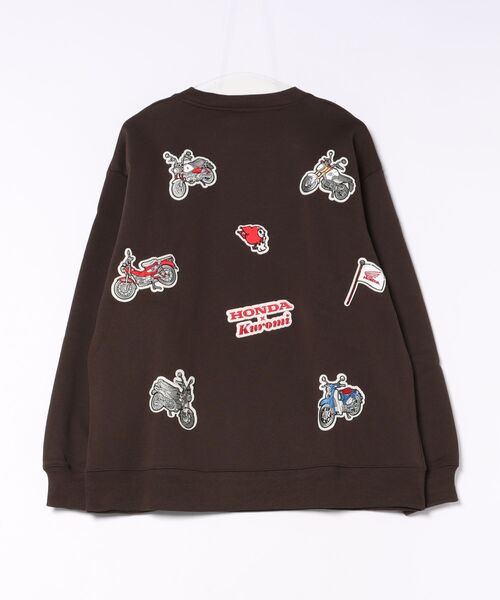 sanrio(サンリオ)の「2026AW HONDA×sanrio/ホンダ×サンリオ コラボ クロミ/はぴだんぶい ワッペン刺繍/フロッキープリント スウェット レディース メンズ トレーナー(スウェット・レディース・ホワイト系その他2/ブラウン/ブラック系その他2/ホワイト/ブラック系その他3/ホワイト系その他/ブラック/ブラック系その他・M/L/LL)」の11枚目の写真