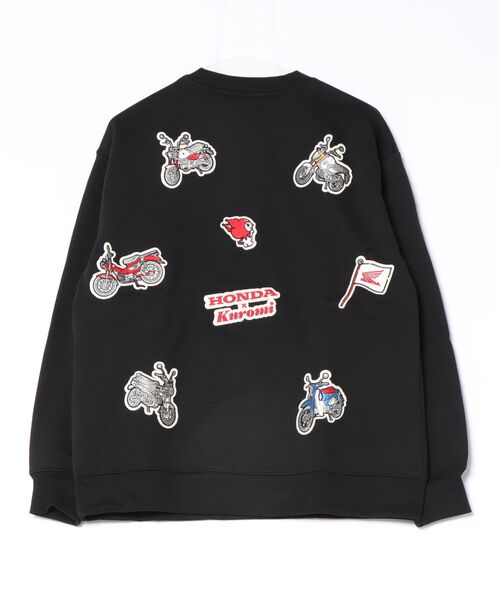 sanrio(サンリオ)の「2026AW HONDA×sanrio/ホンダ×サンリオ コラボ クロミ/はぴだんぶい ワッペン刺繍/フロッキープリント スウェット レディース メンズ トレーナー(スウェット・レディース・ホワイト系その他2/ブラウン/ブラック系その他2/ホワイト/ブラック系その他3/ホワイト系その他/ブラック/ブラック系その他・M/L/LL)」の12枚目の写真