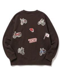 2026AW HONDA×sanrio/ホンダ×サンリオ コラボ クロミ/はぴだんぶい 袖/フロント/バックプリント スウェット レディース メンズ トレーナー
