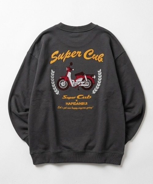 sanrio(サンリオ)の「2026AW HONDA×sanrio/ホンダ×サンリオ コラボ クロミ/はぴだんぶい ワッペン刺繍/フロッキープリント スウェット レディース メンズ トレーナー(スウェット・レディース・ホワイト系その他2/ブラウン/ブラック系その他2/ホワイト/ブラック系その他3/ホワイト系その他/ブラック/ブラック系その他・M/L/LL)」の5枚目の写真
