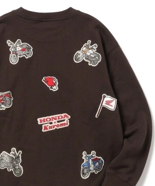 sanrio(サンリオ)の「2026AW HONDA×sanrio/ホンダ×サンリオ コラボ クロミ/はぴだんぶい ワッペン刺繍/フロッキープリント スウェット レディース メンズ トレーナー(スウェット・レディース・ホワイト系その他2/ブラウン/ブラック系その他2/ホワイト/ブラック系その他3/ホワイト系その他/ブラック/ブラック系その他・M/L/LL)」の19枚目の写真