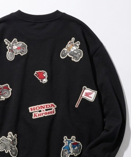 sanrio(サンリオ)の「2026AW HONDA×sanrio/ホンダ×サンリオ コラボ クロミ/はぴだんぶい ワッペン刺繍/フロッキープリント スウェット レディース メンズ トレーナー(スウェット・レディース・ホワイト系その他2/ブラウン/ブラック系その他2/ホワイト/ブラック系その他3/ホワイト系その他/ブラック/ブラック系その他・M/L/LL)」の21枚目の写真