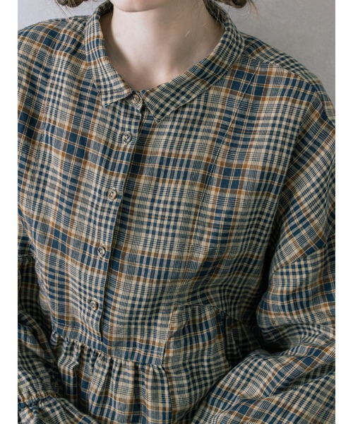 Samansa Mos2(サマンサ モスモス)の「【Cross×Linen】ふんわりチュニック(チュニック・レディース・キナリ/チャコール/レッド/ベージュ・F)」の15枚目の写真