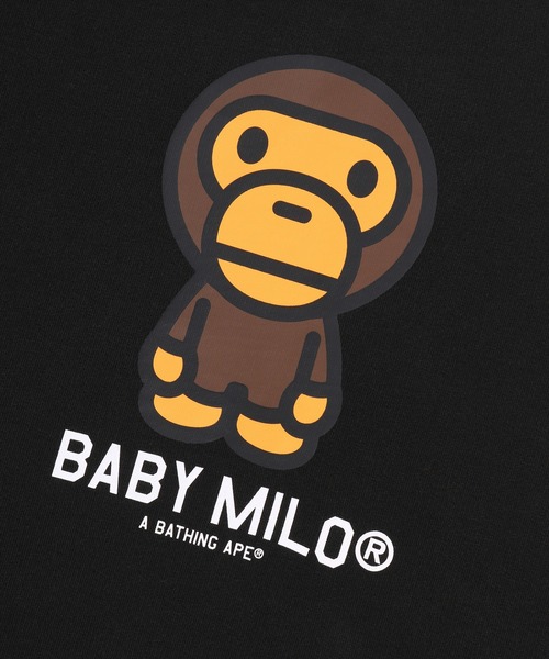 A BATHING APE（アベイシングエイプ）の「HEAVY WASHED MILO CREWNECK SWEATSHIRT（スウェット・メンズ・ブラック/グレー/オレンジ・X-LARGE/SMALL/MEDIUM/XX-LARGE/LARGE）」の10枚目の写真