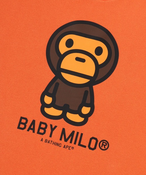 A BATHING APE（アベイシングエイプ）の「HEAVY WASHED MILO CREWNECK SWEATSHIRT（スウェット・メンズ・ブラック/グレー/オレンジ・X-LARGE/SMALL/MEDIUM/XX-LARGE/LARGE）」の12枚目の写真