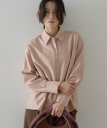 ウールミックスシャツ