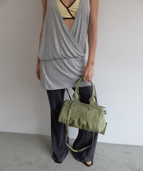 ASURA（アスラ）の「CITY BAG (OLIVE)（ショルダーバッグ・レディース・その他・OS）」の2枚目の写真